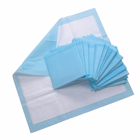 Almofadas de enfermagem absorventes descartáveis ​​para uso hospitalar de fábrica por atacado Underpads médicos para adultos e bebês